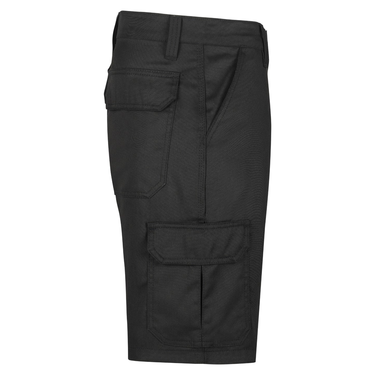 FORJA Cargo Shorts Men Multi Pocket Pants, 3/4 Loose Fit Casual Capri Hiking Black Shorts with Zip Pocket, Waist 30-44