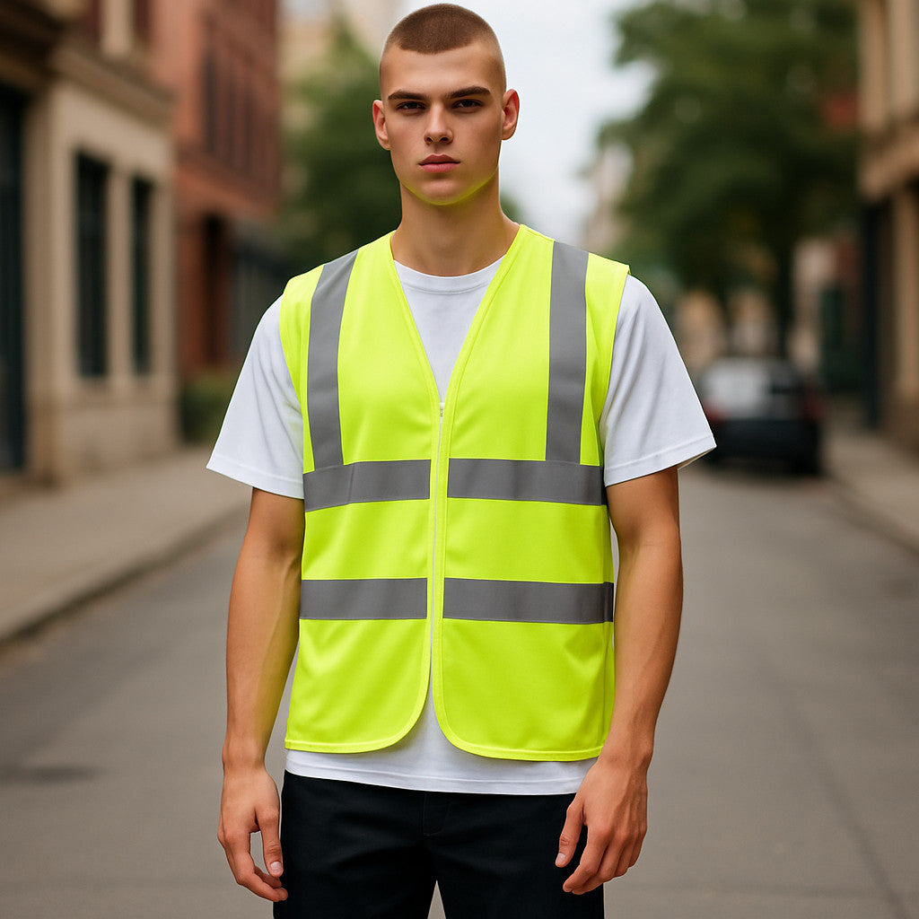 FORJA Hi Viz Vest High Vis Safety | YELLOW | 120 Gsm