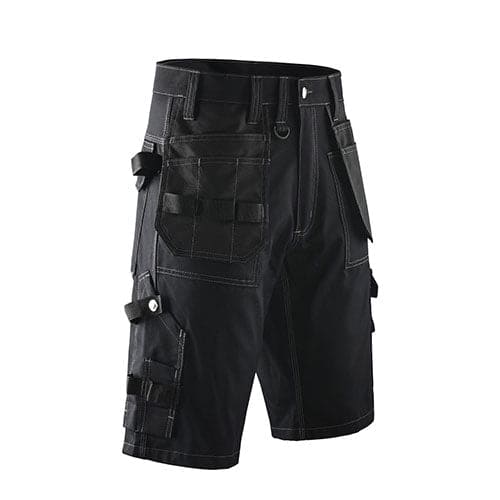 Work Shorts | FORJA Multi-pocket Shorts for Men 30 - 42 Waists | Black Forja Wears