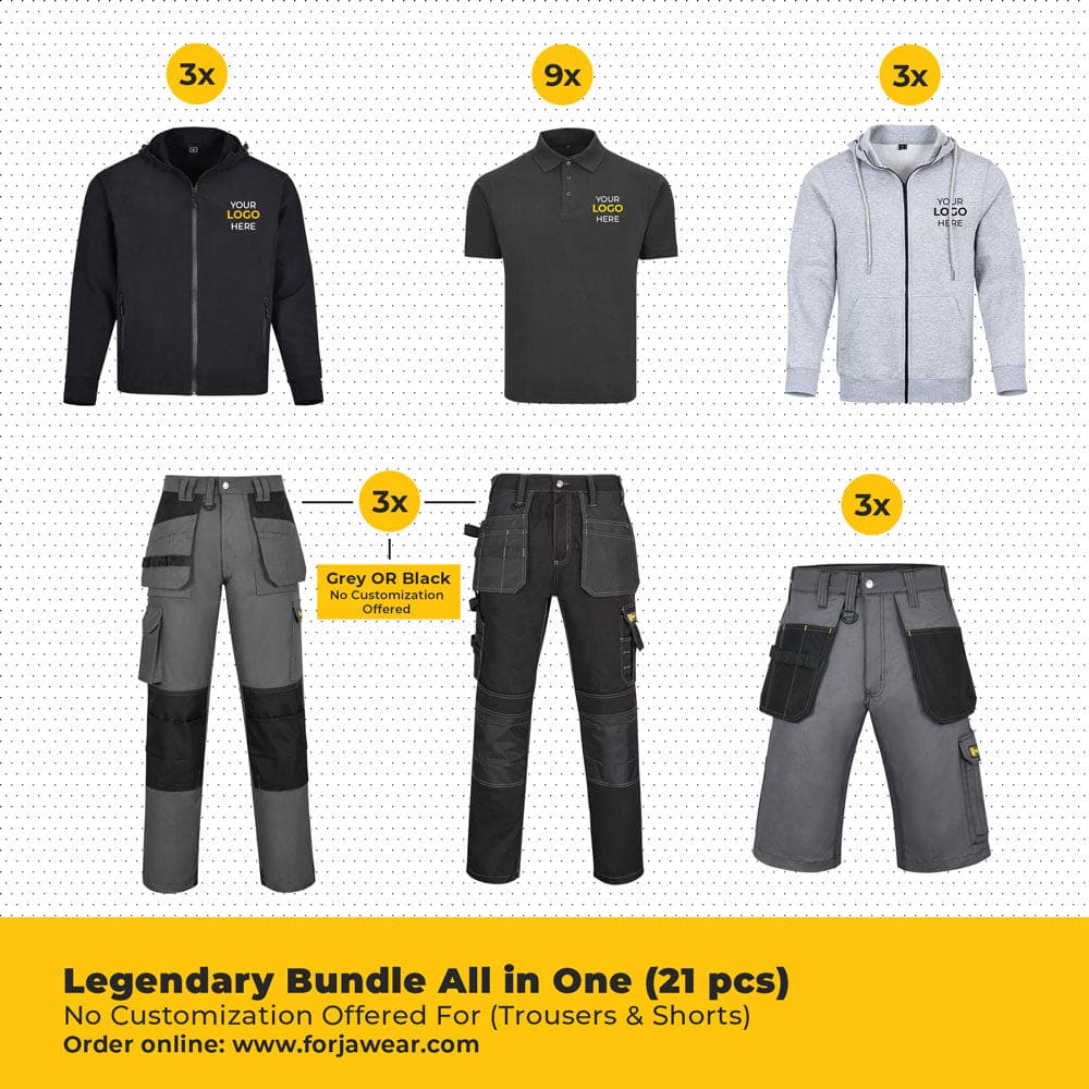 Forja Workwear Legendary Bundle All in One (21 pcs) Forja Wears