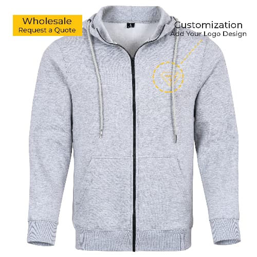 Polycotton Full Zip Fleece Wholesale Price Quote