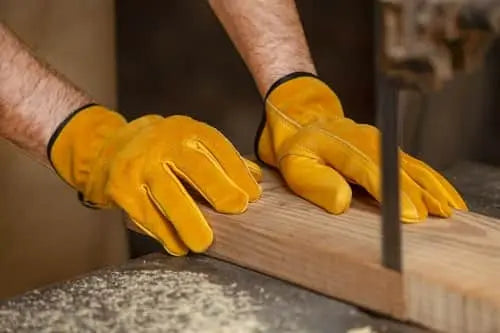 Carpenter Leather Work Gloves