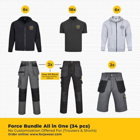 Forja Workwear Force Bundle All in One (34 pcs)