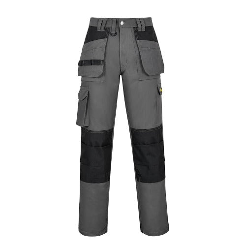 Mens Construction Cordura Workwear Heavy Duty Safety Trousers Utility Work  Pants  eBay  Work trousers Cargo work pants Mens work pants
